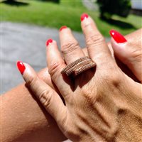  -  - Ring Pesavento Woman PIXEL in Silver WPXLA651/M - WPXLA651/M